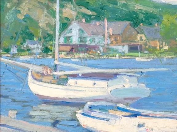 Walter Farndon (1876-1964), American, Oil on Board